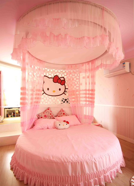 兒童節獻禮:極富創意的HELLO KITTY公主房