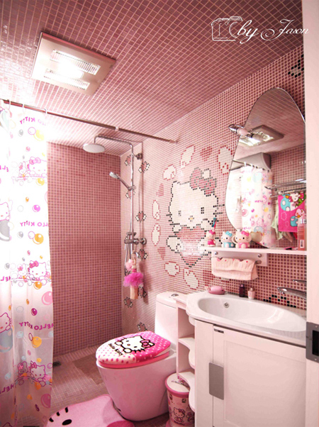 兒童節獻禮:極富創意的HELLO KITTY公主房